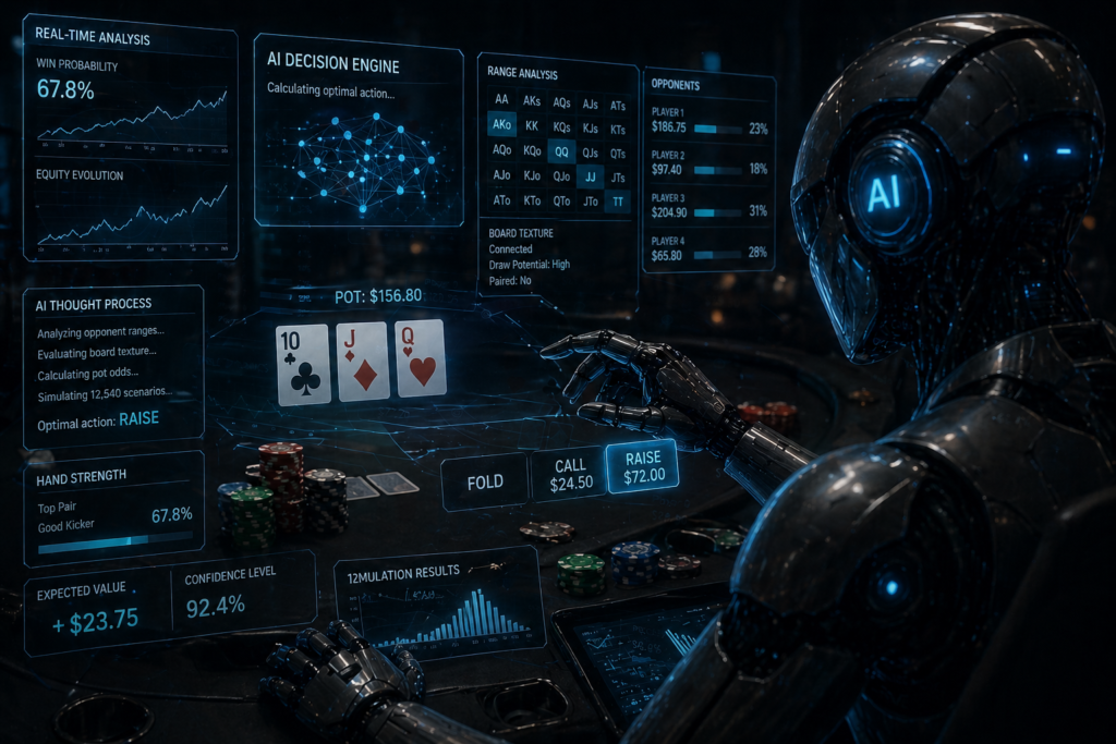 AI poker automation making real-time poker decisions