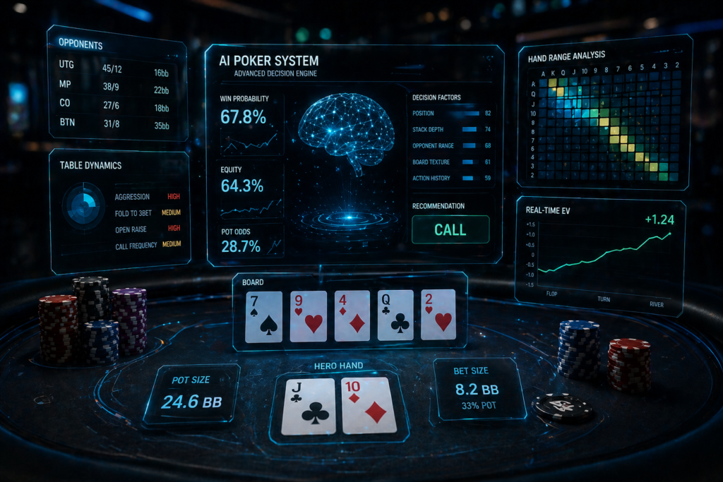 advanced AI poker system making smart poker decisions